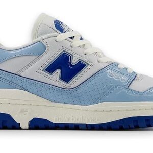 New balance 550 patent blue unc colorway mens size 12